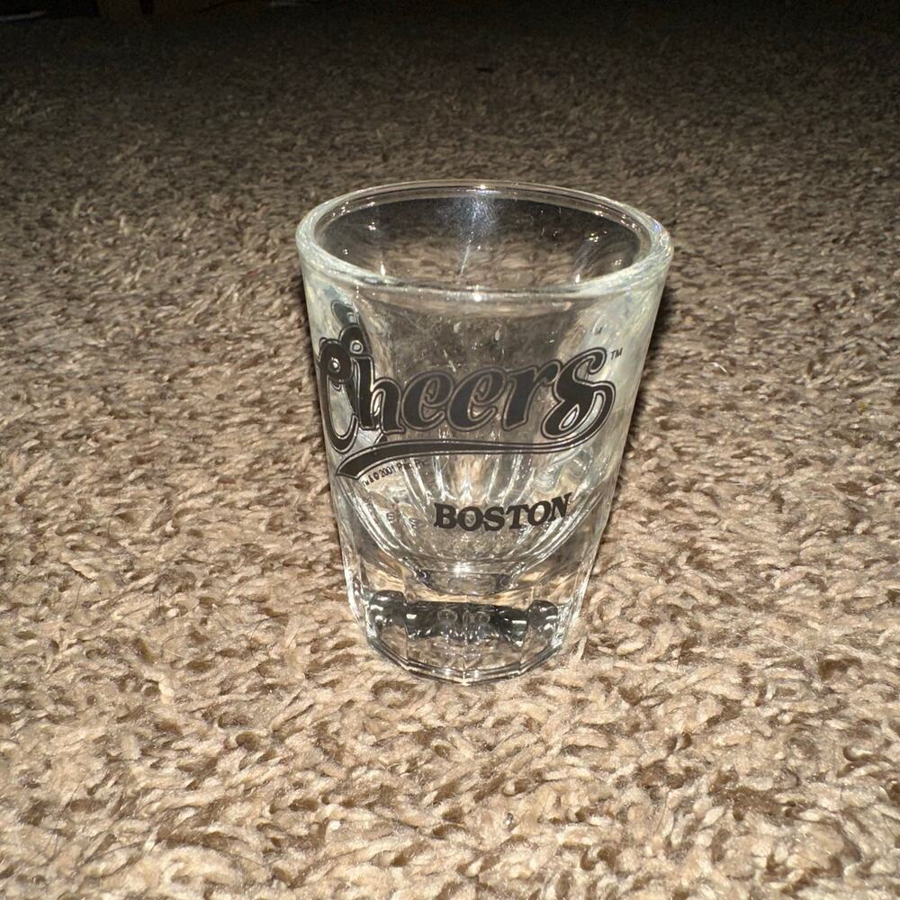 Cheers Boston Shot Glass Clear Barware TV Show Collectible